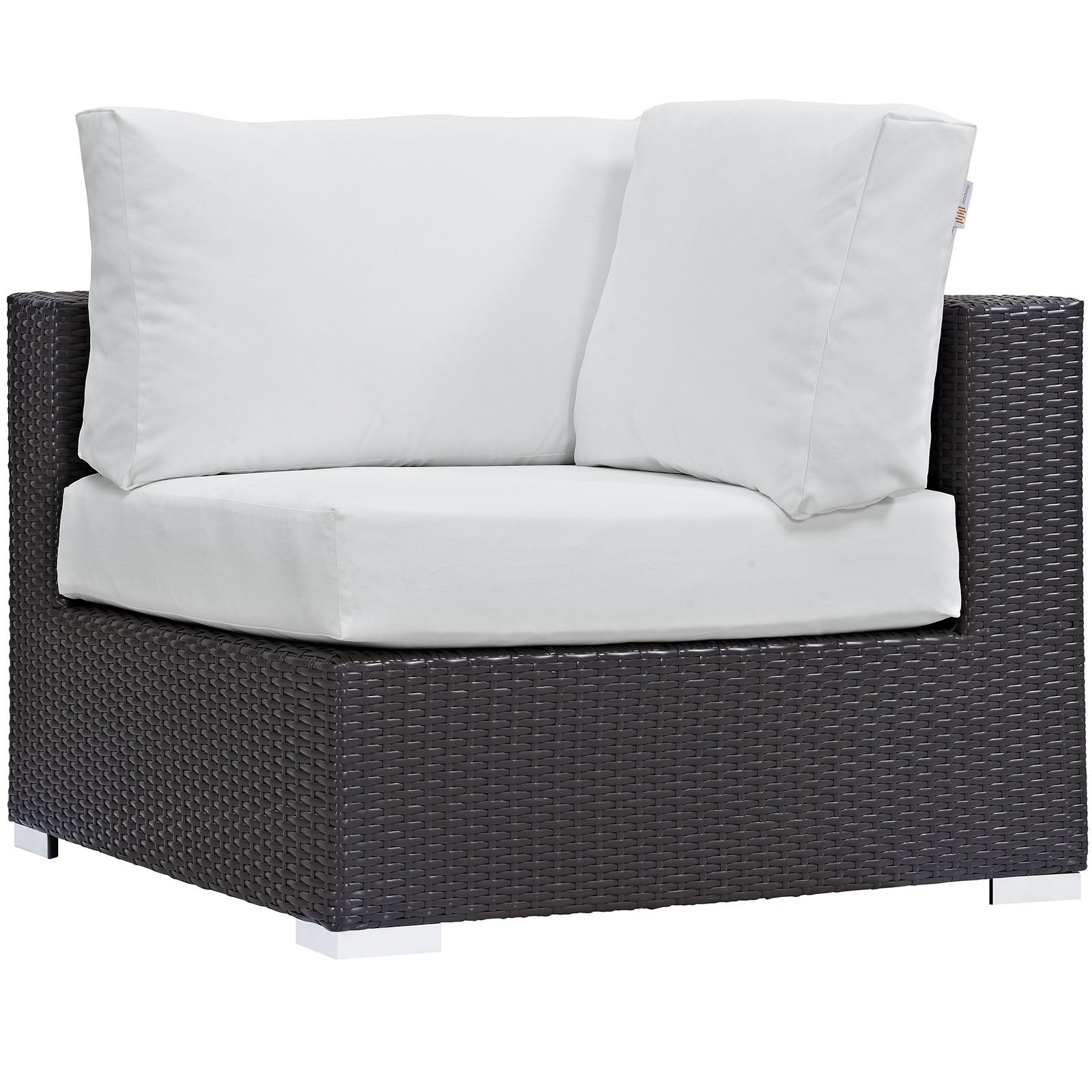 Patio Furniture Sets | Convene Outdoor Sectional Corner Chair | Durable Rattan & Aluminum Frame | All-Weather Cushions | Ideal for Patio, Backyard, Poolside | casafoyer.myshopify.com