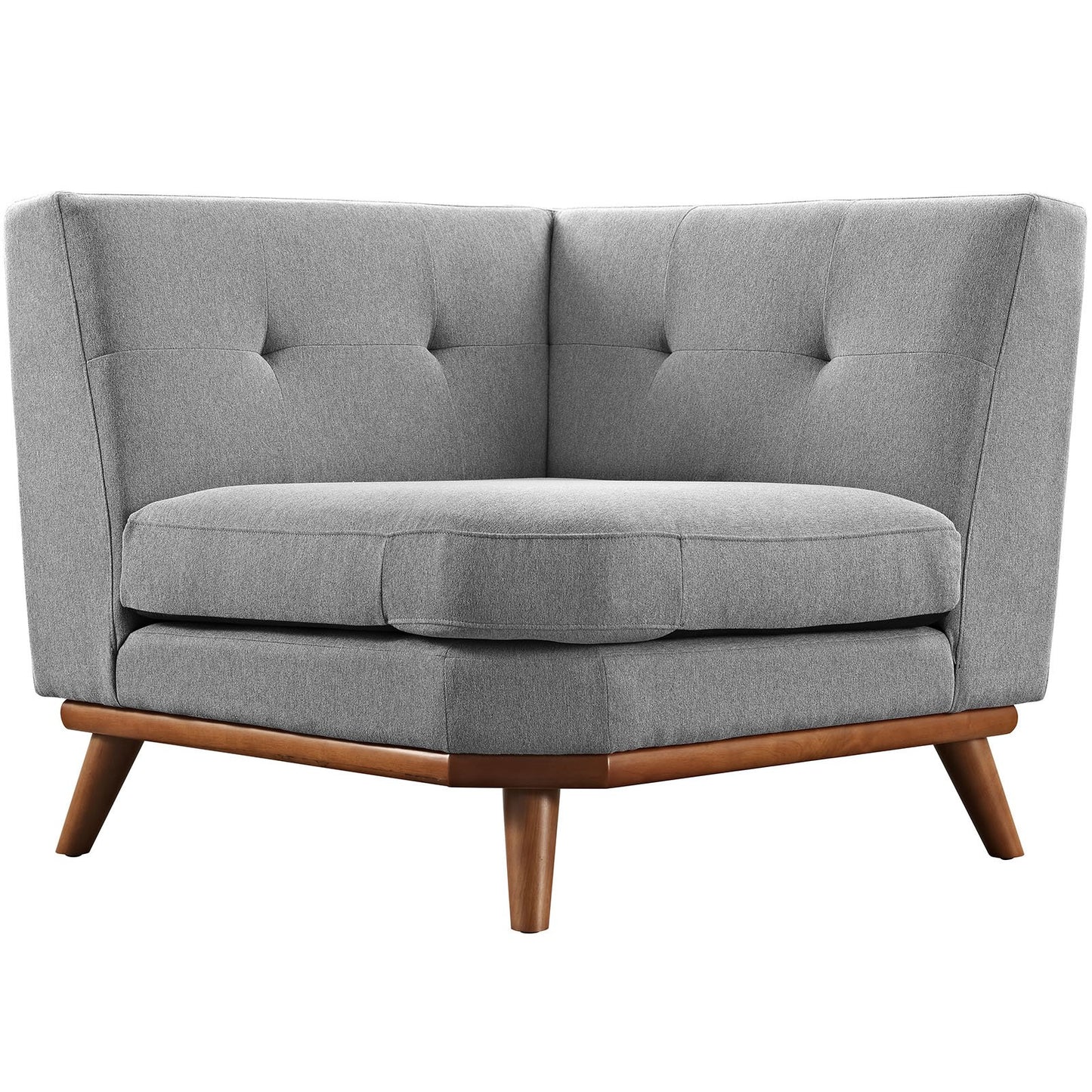 sofas | Engage Corner Piece | Plush Cushions | Elegant Design | Sturdy Frame | Lounging & Entertaining | Expectation Gray | casafoyer.myshopify.com