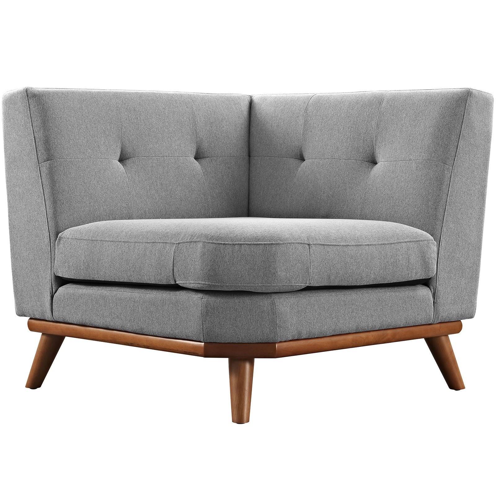 sofas | Engage Corner Piece | Plush Cushions | Elegant Design | Sturdy Frame | Lounging & Entertaining | Expectation Gray | casafoyer.myshopify.com
