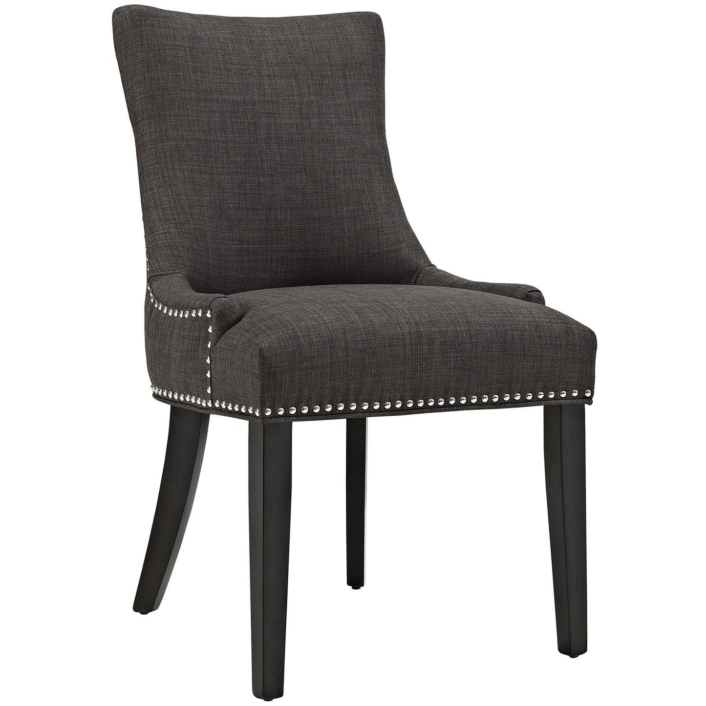 home office desk chairs | CasaFoyer Marquis Dining Side Chair | Elegant Hourglass Back | Nailhead Trim | Non-Marking Foot Caps | Tapered Wood Legs | Generously Padded Seat | Premium Polyester Fabric | Modern & Traditional Dining Room Furniture | casafoyer.myshopify.com
