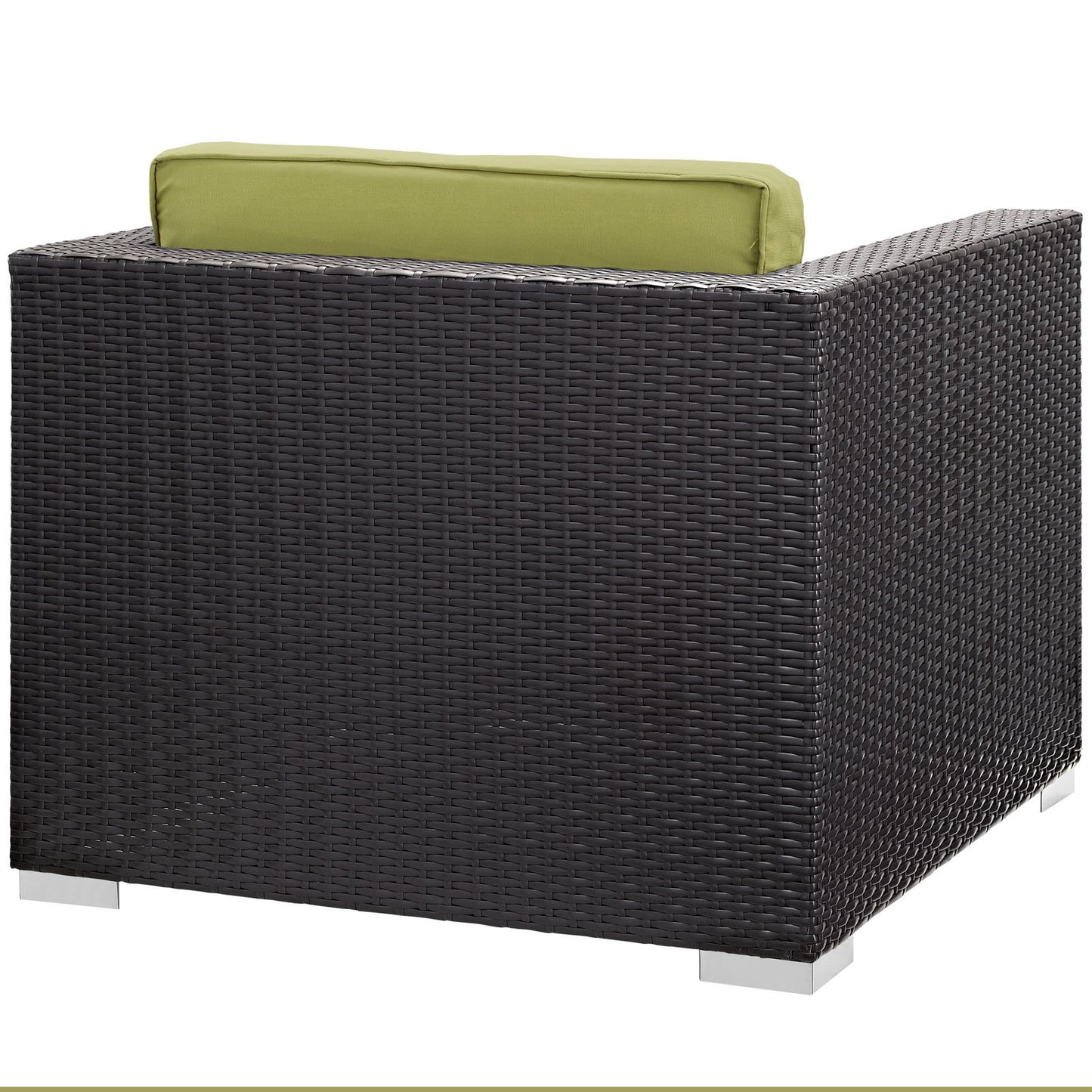 kitchen and dining room sets | CasaFoyer Convene Outdoor Sectional Set | Synthetic Rattan | Aluminum Frame | All-Weather Cushions | Patio Lounge Armchair, Ottoman, Side Table | casafoyer.myshopify.com