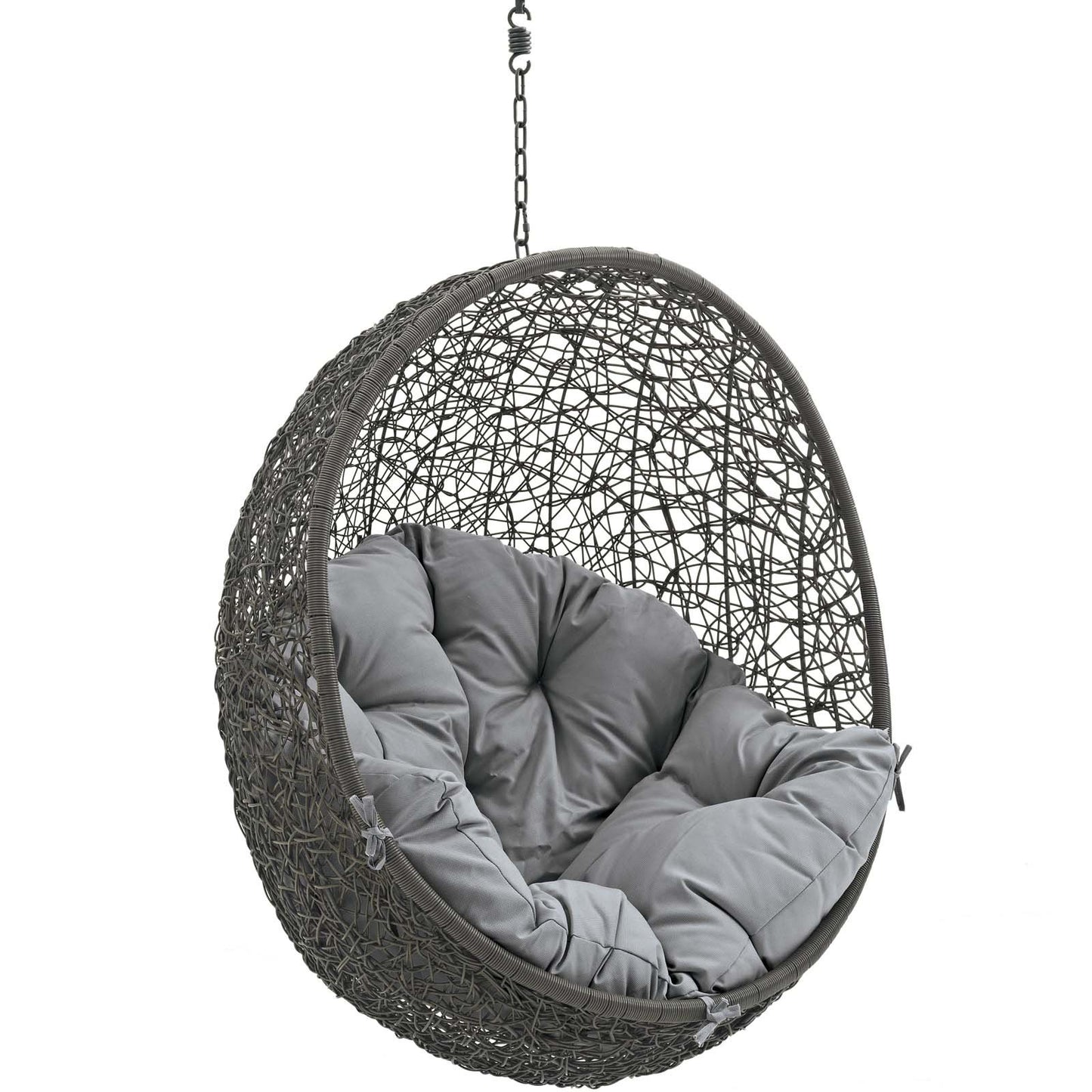 porch swings | Ergode Hide Outdoor Patio Swing Chair | Tranquil Island Escape | Synthetic Rattan Weave | All-Weather Cushion | Powder-Coated Steel Frame | Adjustable Chain | UV Resistant | Indoor/Outdoor Lounge Furniture | casafoyer.myshopify.com