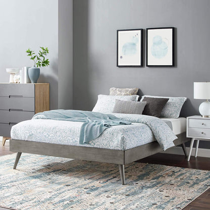 bed frames | CasaFoyer Margo King Platform Bed Frame | Contemporary & Retro Elements | Trendy Design | Compatible with Multiple Headboards | Durable Wood Construction | No Box Spring Needed | Supports up to 601 lbs | casafoyer.myshopify.com