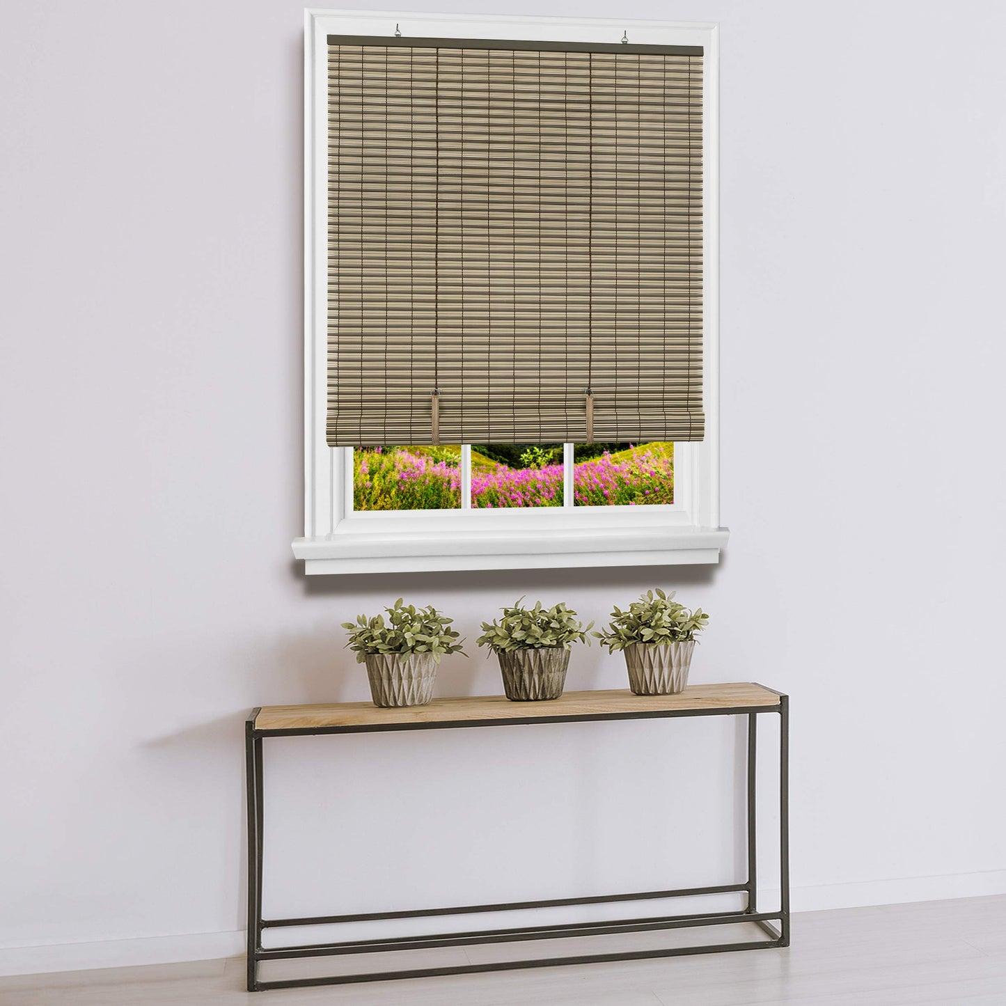 Curtains, Blinds & Shades | CasaFoyer Cordless Veranda Vinyl Oval Roll Up Blind | Privacy & Safety | Indoor/Outdoor Use | Easy Height Adjustment | Flexible Mounting | casafoyer.myshopify.com