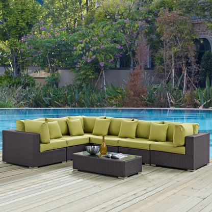 kitchen and dining room sets | CasaFoyer Convene Outdoor Sectional Series | Adjustable All-Weather Patio Furniture Set | Sofa, Coffee Table, Loveseat, Armchairs, Ottomans, Side Tables | casafoyer.myshopify.com
