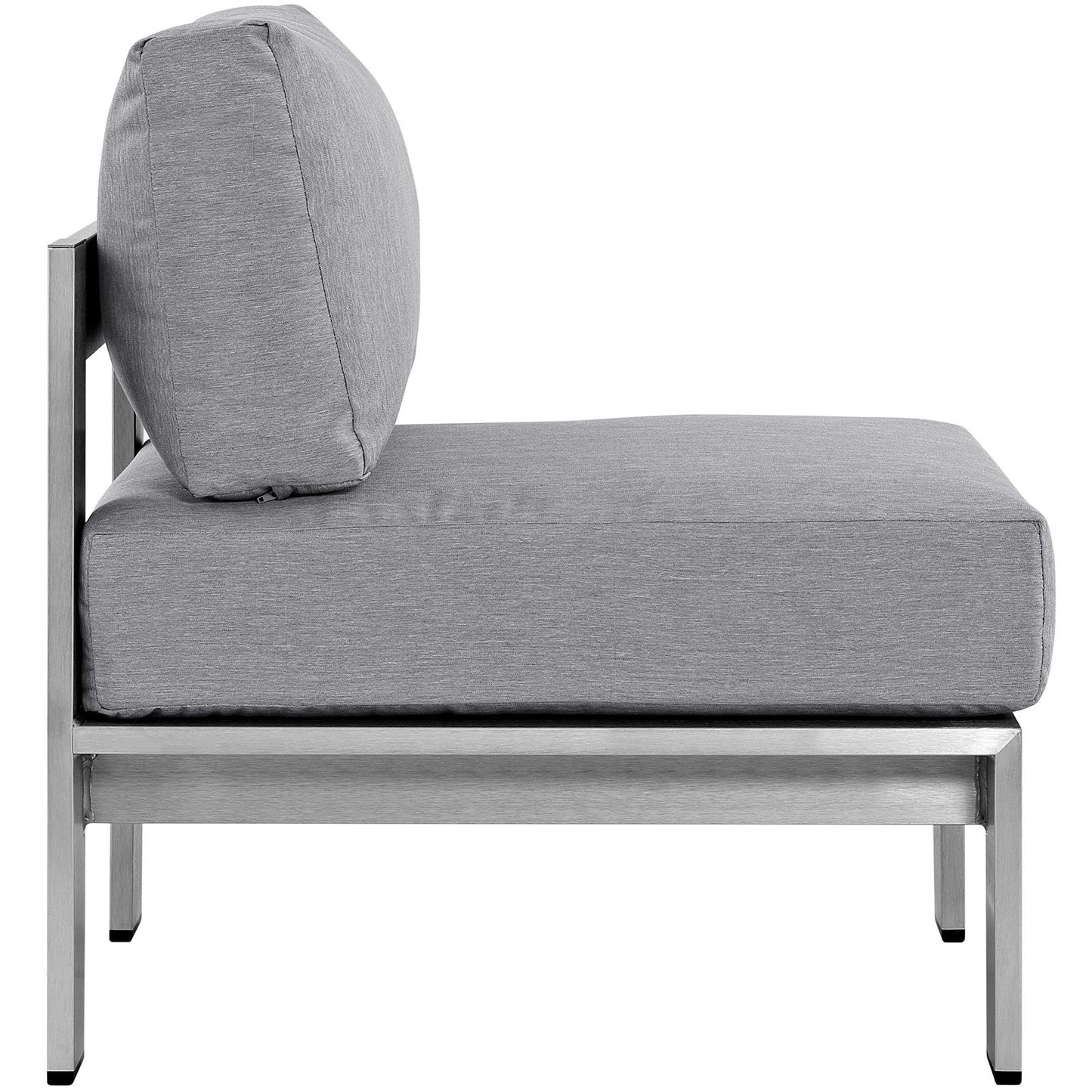 patio bistro sets | CasaFoyer Shore Outdoor Patio Armless Chair | Durable Aluminum Frame | Weather-Resistant Fabric | Stylish & Reliable | Set of 1 | casafoyer.myshopify.com