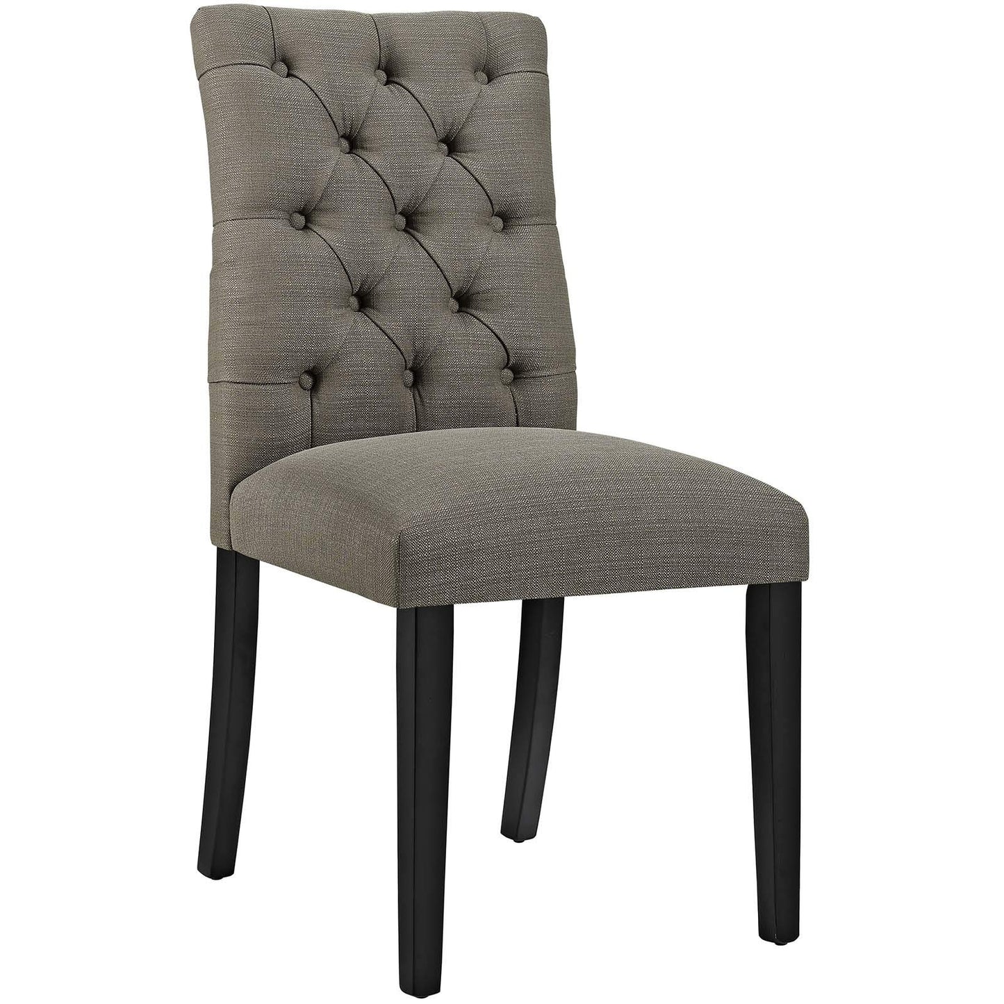 home office desk chairs | CasaFoyer Duchess Dining Chair Set of 2 | Sophisticated Design | Tufted Button Back | Plush Cushioning | Wooden Legs | Contemporary Style | casafoyer.myshopify.com