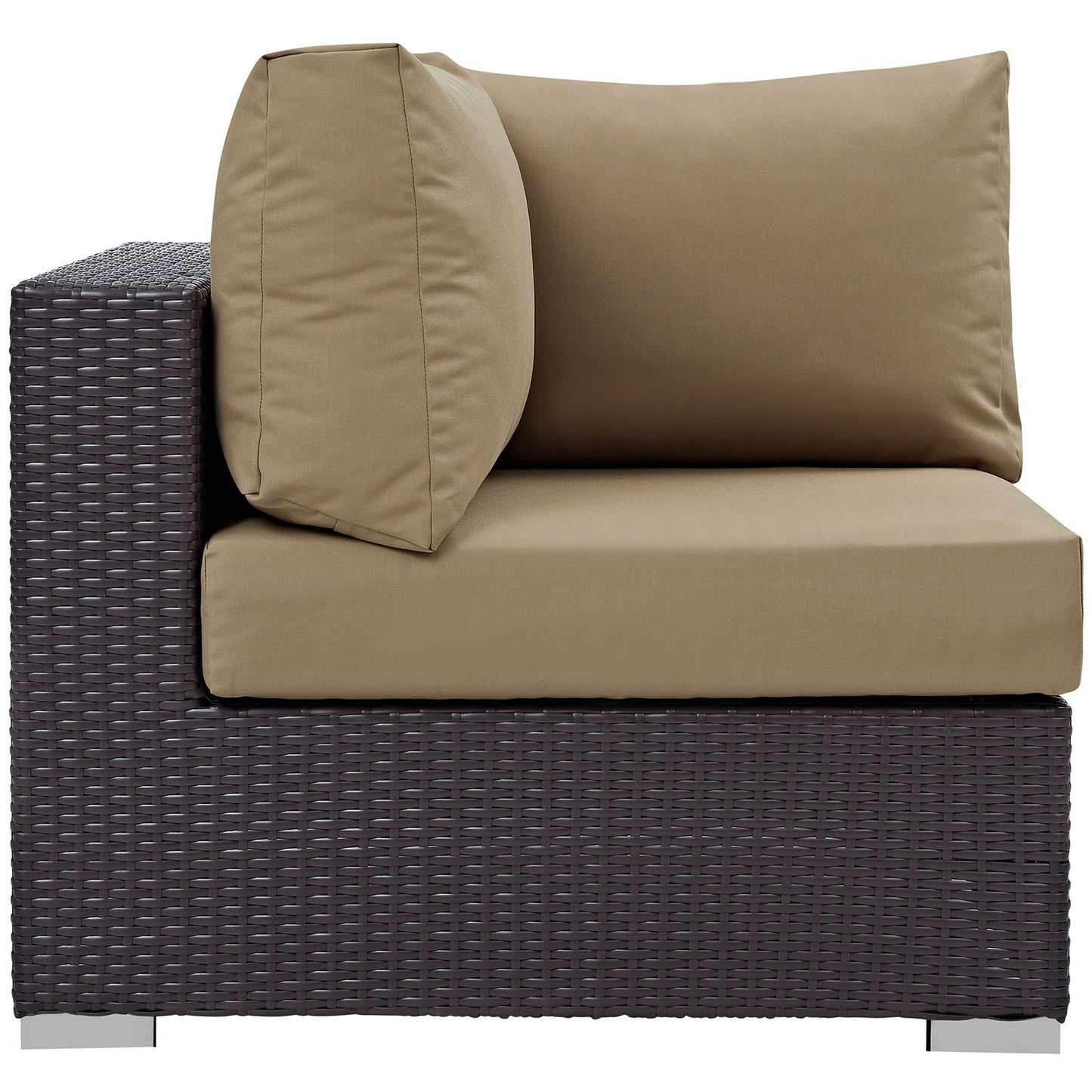 Patio Furniture Sets | Convene Outdoor Sectional Corner Chair | Durable Rattan & Aluminum Frame | All-Weather Cushions | Versatile & Stylish | Patio, Backyard, Poolside | casafoyer.myshopify.com