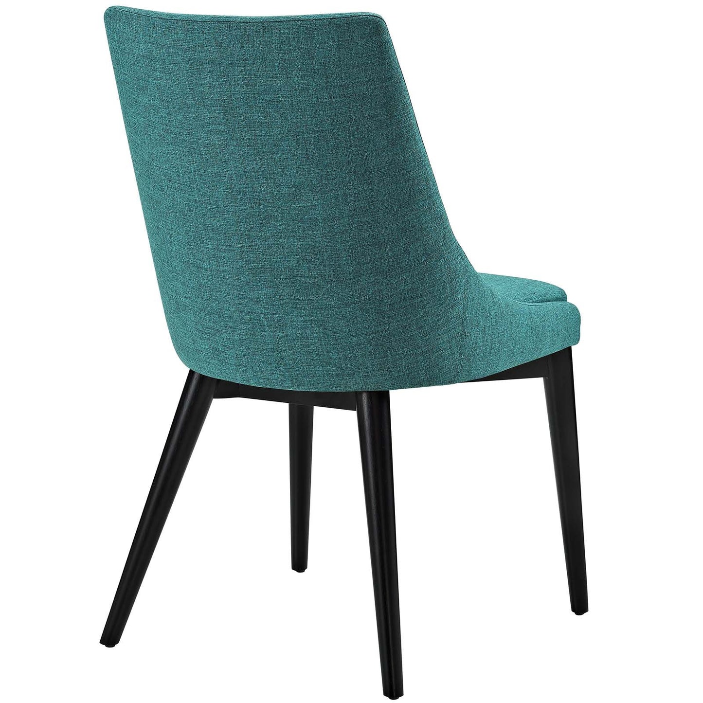 home office desk chairs | CasaFoyer Viscount Side Chair Set of 2 | Elegant Upholstered Dining Chairs with Plush Foam Padding & Tapered Wood Legs | Teal | casafoyer.myshopify.com