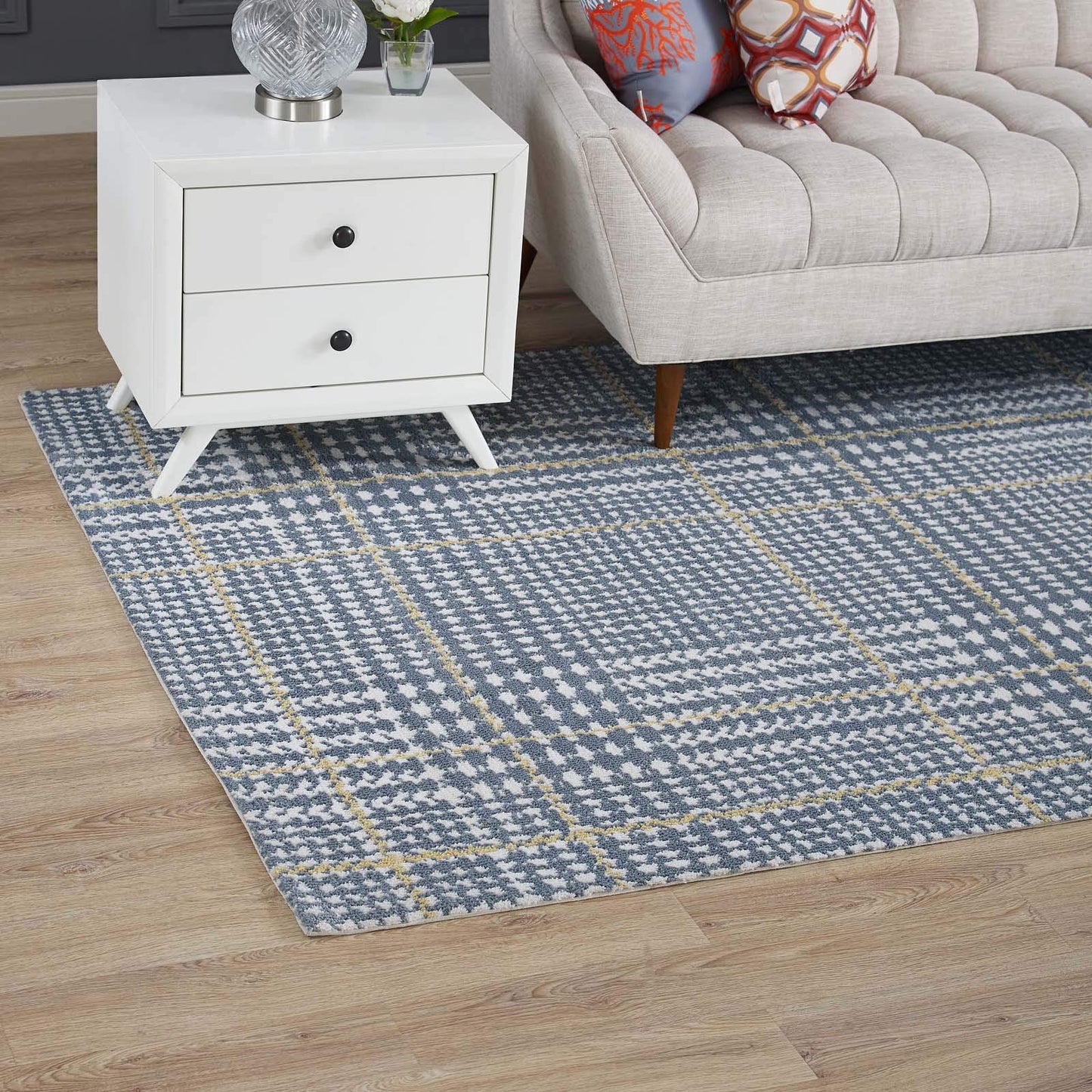 Carpet & Rugs | CasaFoyer Kaja Criss-Cross Modern Abstract Area Rug | Luxurious & Stain-Resistant | Durable & Easy to Maintain | 8x10 Size | casafoyer.myshopify.com