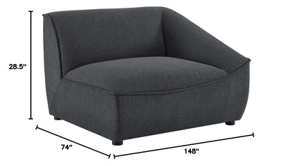 kitchen and dining room sets | CasaFoyer Comprise Upholstered 6-Piece Living Room Set | Stylish Sofa, Ottomans | French Piping, Plush Seating | Polyester Upholstery | Solid Wood, Sturdy Legs | casafoyer.myshopify.com