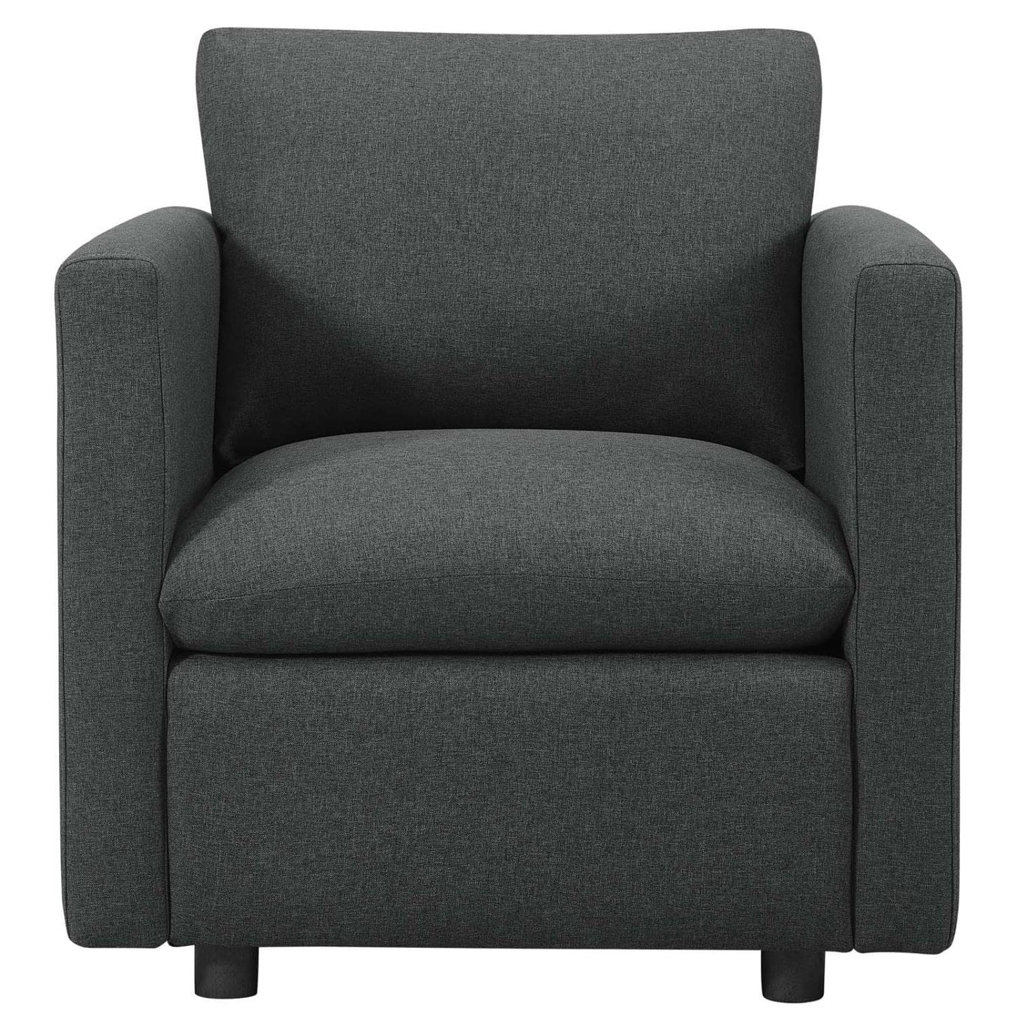 home office desk chairs | CasaFoyer Activate | Modern Upholstered Armchair | Versatile Design for Lounging | Family Rooms, Apartments, Offices | Dense Foam Padding | Soft Polyester Fabric | Sleek Black Wood Legs | Easy Assembly | Compact Shipping | 441 lbs Weight Capacity | casafoyer.myshopify.com