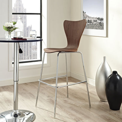 barstools | CasaFoyer Ernie Chair | Comfortable & Flexible | Ideal for Dining or Home Office | Minimalist Design | Walnut Finish | casafoyer.myshopify.com