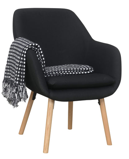 TABLE | CasaFoyer Take a Seat Charlotte Accent Chair | Stylish & Versatile | Linen Fabric | Solid Red Oak Legs | Detachable Foam Cushion | casafoyer.myshopify.com