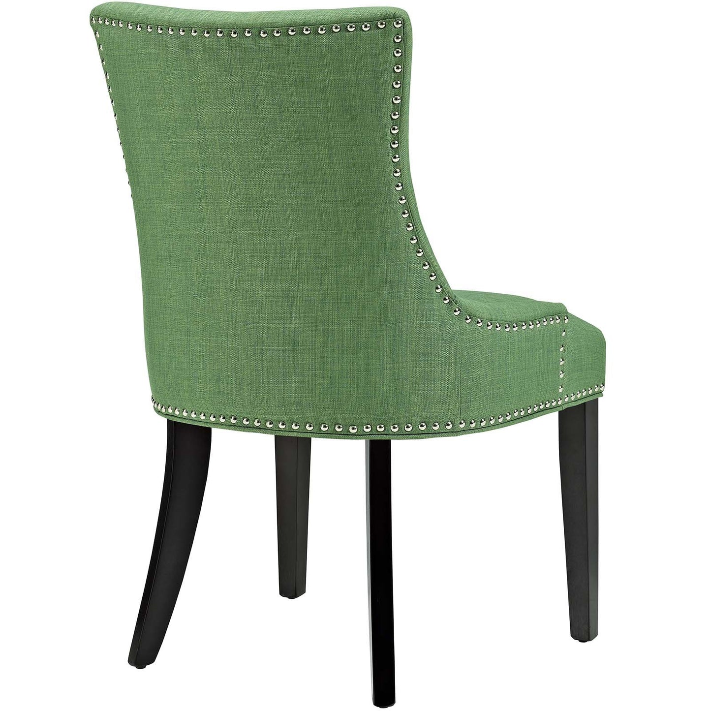 home office desk chairs | CasaFoyer Marquis Dining Side Chair | Hourglass Back | Nailhead Trim | Non-Marking Foot Caps | Tapered Wood Legs | Premium Polyester Upholstery | Stylish & Functional | Perfect for Modern & Traditional Dining | Includes 1 Chair | casafoyer.myshopify.com