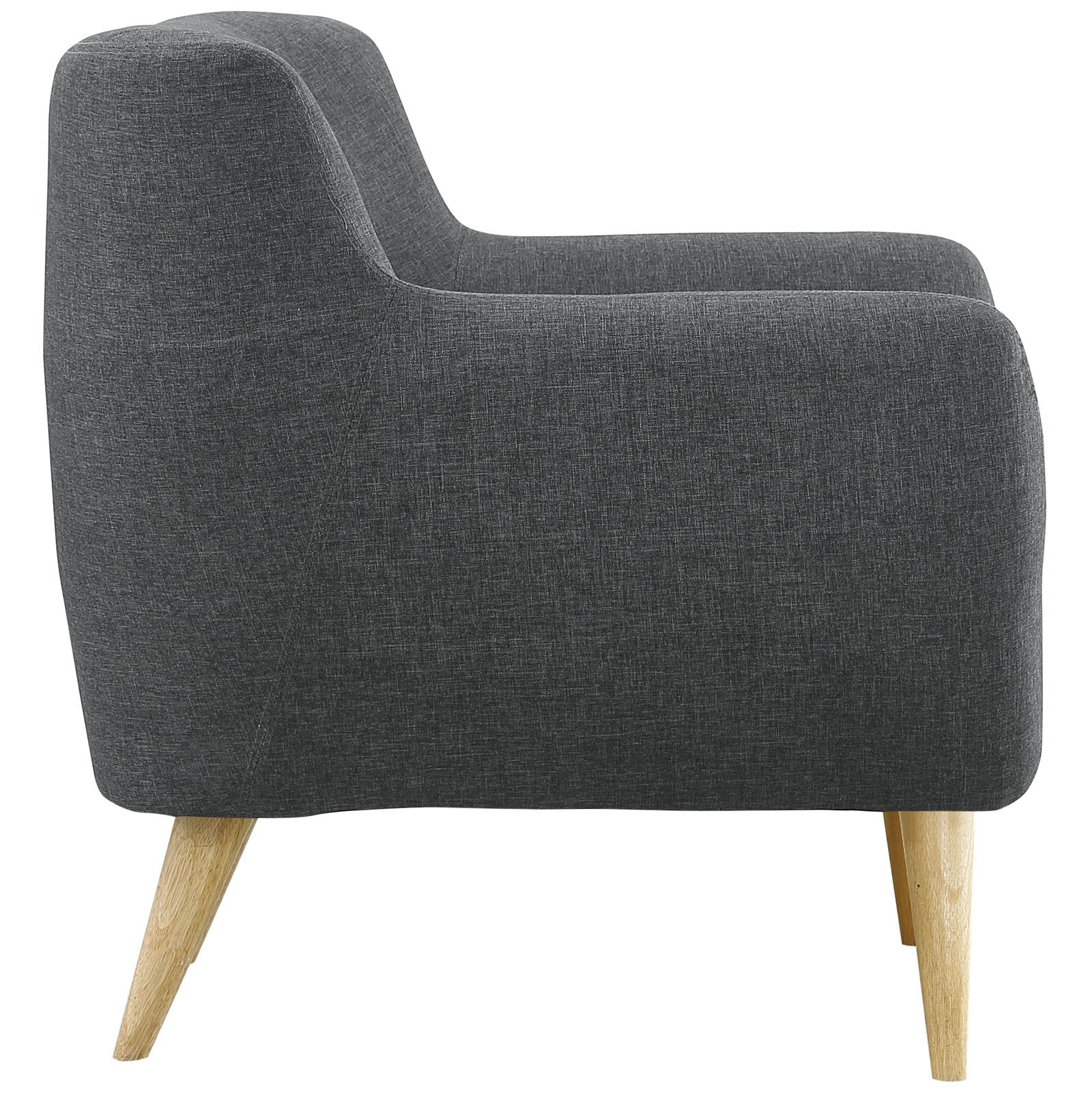 Sofa & chair Sets | Remark Living Room Set | Plush Cushions | Organic Silhouette | Mid-Century Modern Style | Includes Armchair & Loveseat | Gray | casafoyer.myshopify.com