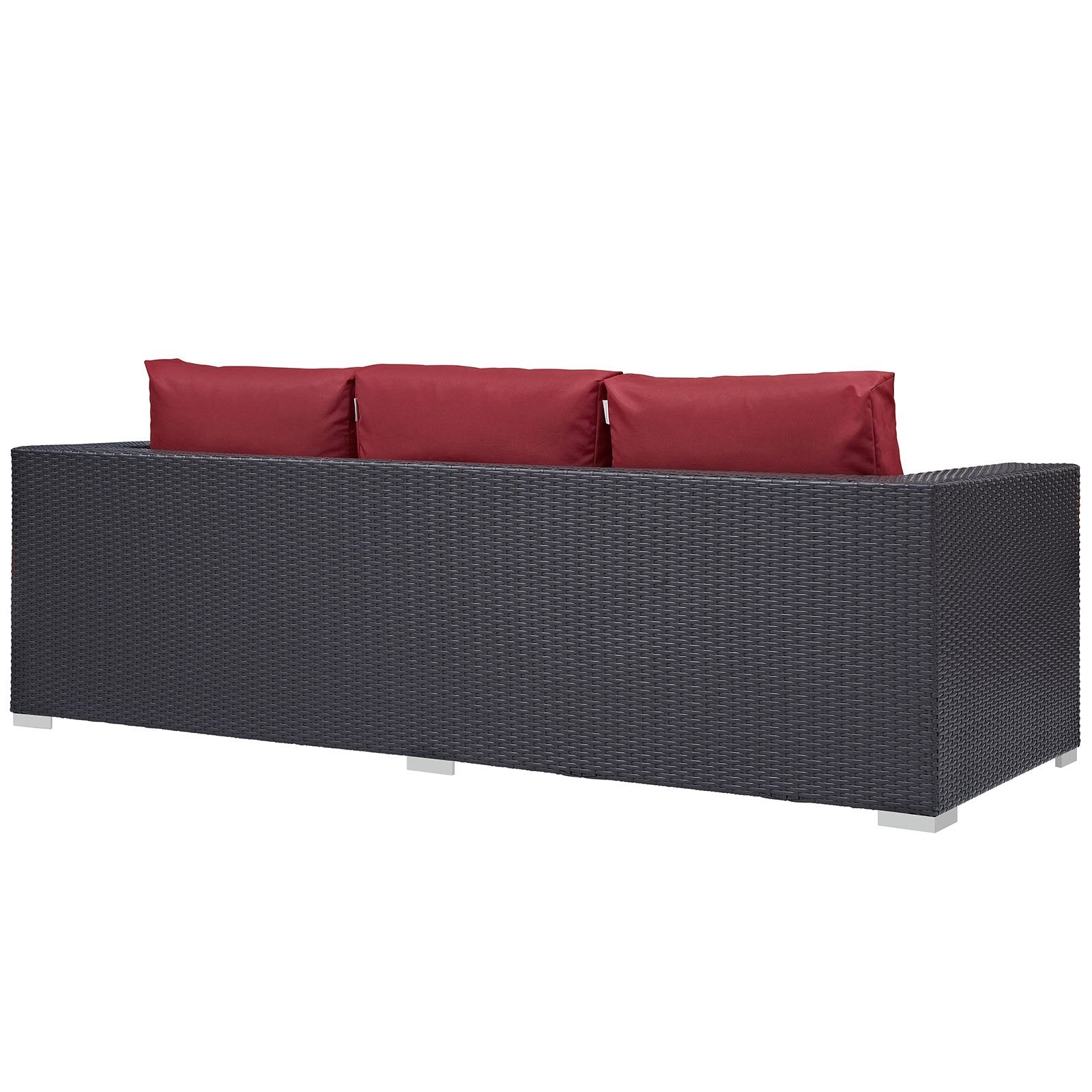 Patio Furniture Sets | Convene Outdoor Sectional Sofa Set | Durable Rattan Weave | Weather-Resistant Cushions | Ideal for Patio, Backyard, Poolside Gathering | casafoyer.myshopify.com
