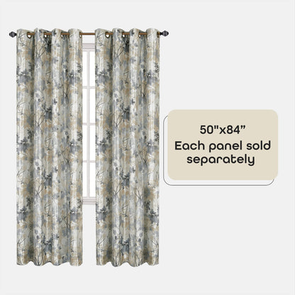 solar panels | CasaFoyer Tranquil Lined Grommet Panel | Blackout Window Curtain | 50x84 | Silver | Machine Washable | Taylor Collection Compatible | Sold Separately | casafoyer.myshopify.com