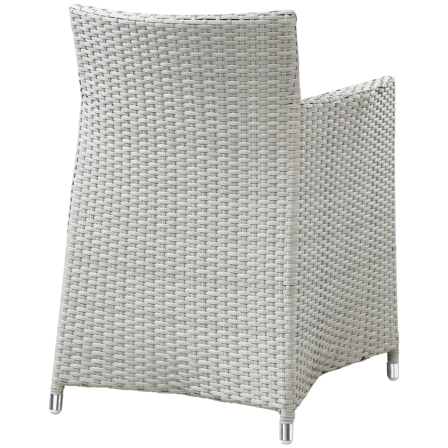 kitchen and dining room sets | CasaFoyer Junction Outdoor Patio Dining Furniture Set | Durable Rattan Weave | Weather-Resistant Cushions | Fully Assembled | 4 Armchairs | 1 Dining Table | casafoyer.myshopify.com