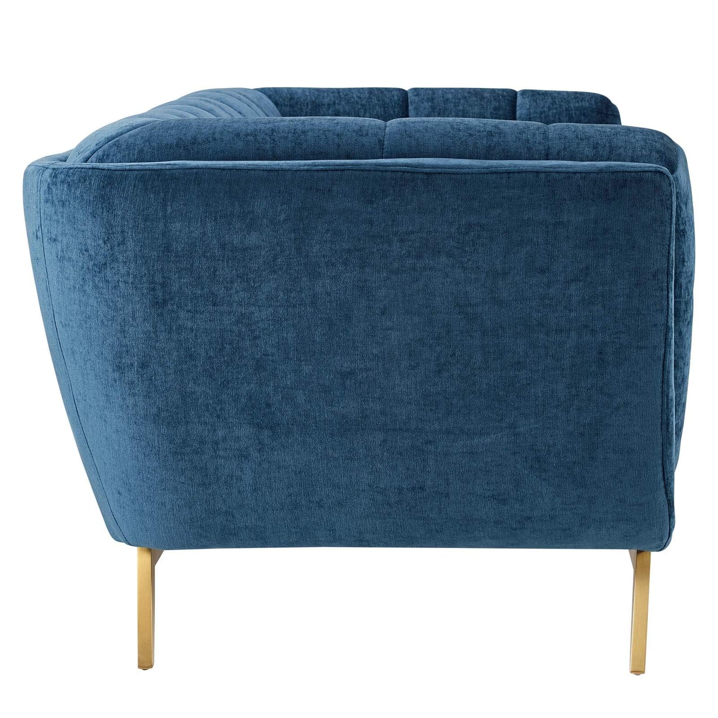 sofas | CasaFoyer Bestow Crushed Performance Velvet Sofa | Luxurious & Spacious | Soft & Durable Velvet Upholstery | Button Tufting | Brushed Gold Legs | Mid-Century Modern | 900 lbs Capacity | casafoyer.myshopify.com