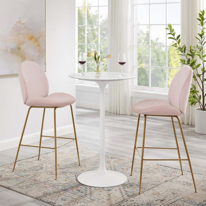 TABLE | Lippa 28 Bar Table | Timeless Modern Design | Scratch-Resistant Finish | White Marble | casafoyer.myshopify.com