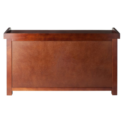 Sofa & chair Sets | Ergode  Wood Verona Bench Set | Storage Bench with 3 Foldable Baskets | Walnut Finish | Versatile Design for Foyer, Hallway, Mudroom | Sturdy & Easy to Clean | 40 W x 14.2 D x 22 H | casafoyer.myshopify.com