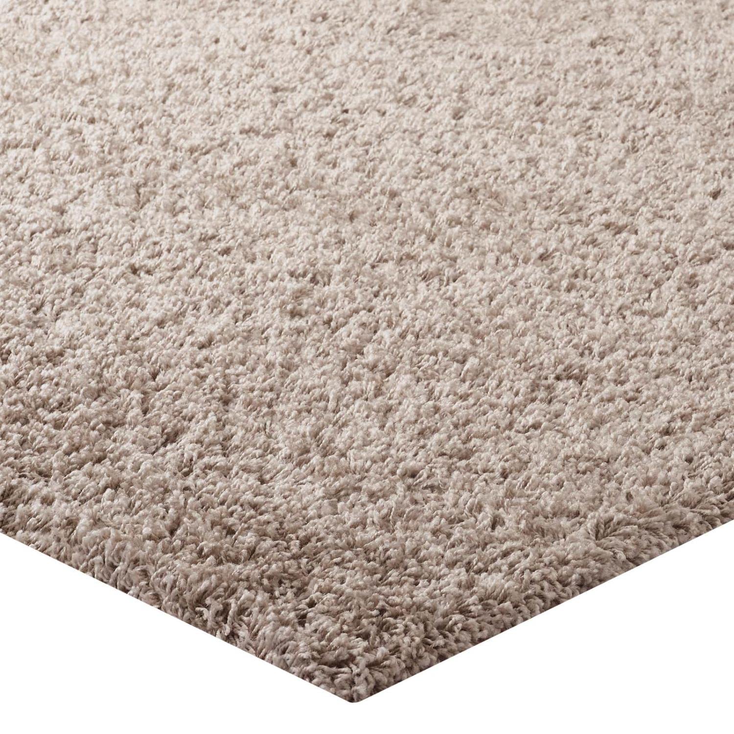 area rugs | CasaFoyer Enyssa Solid Shag Area Rug | Durable Polypropylene | Non-Shedding | Stain Resistant | 5x8 Beige & Ivory | Perfect for Home Decor, Kids & Pets | casafoyer.myshopify.com