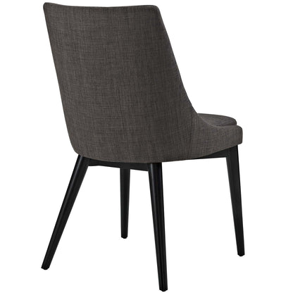 home office desk chairs | CasaFoyer Sophisticated Viscount Side Chair | Sleek Design | Comfortable Seating | High-Quality Fabric | Black Wood Legs | Set of 2 | casafoyer.myshopify.com