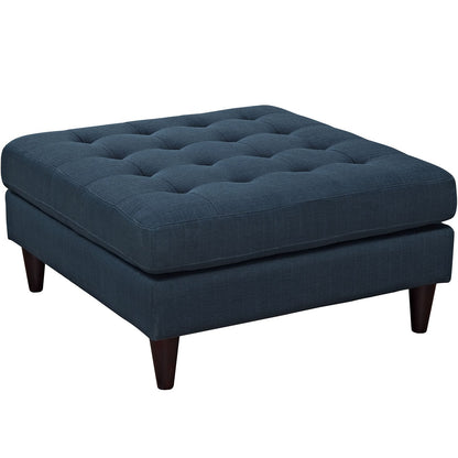 home office desk chairs | CasaFoyer Empress Large Ottoman | Exquisite Design | Tufted Buttons | Plush Cushions | Elegant Armrests | Black Stained Legs | Luxurious Fabric Upholstery | casafoyer.myshopify.com