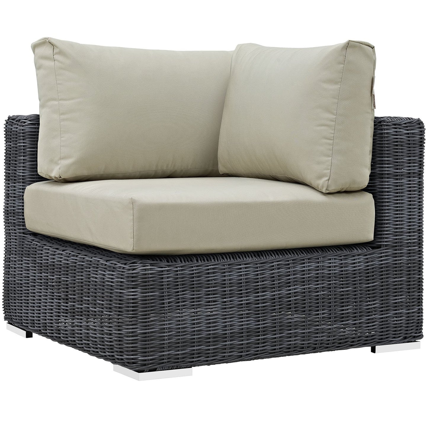 kitchen and dining room sets | CasaFoyer Summon Outdoor Patio Sectional Sofa Set | 7 Piece | Sunbrella Fabric | Two-Tone Rattan Weave | UV Protection | Powder-Coated Aluminum Frame | casafoyer.myshopify.com