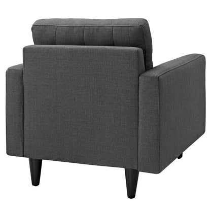 home office desk chairs | CasaFoyer Empress Upholstered Armchair Set of 2 | Exquisite Design | Regal Details | Luxurious Comfort | Gray | casafoyer.myshopify.com