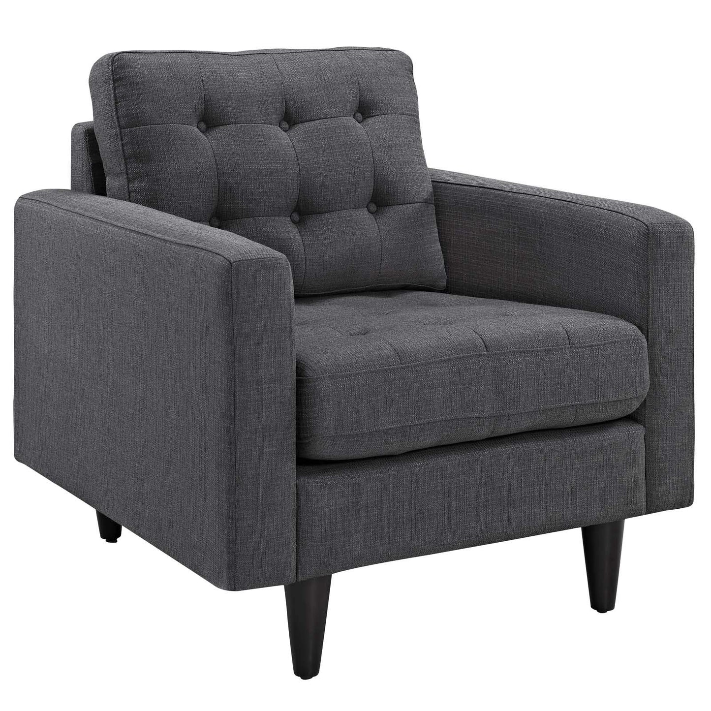 kitchen and dining room sets | CasaFoyer Empress Button Tufted Upholstered Fabric Sectional Sofa Set | 3-Piece Gray Furniture | Plush Cushions | Elegant Design | Sturdy Wood Frame | casafoyer.myshopify.com