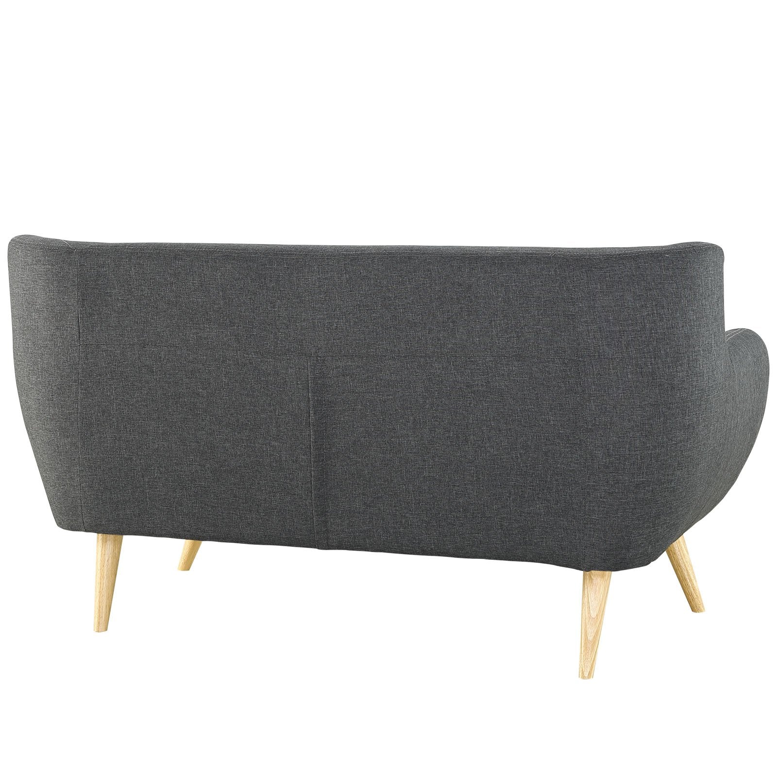 Sofa & chair Sets | Remark Living Room Set | Exquisite & Comfortable | Plush Dual Cushion Design | Mid-Century Inspired | Solid Wood Legs | Elegant Polyester Upholstery | 3 Piece Set - Armchair, Loveseat, Sofa | Gray | casafoyer.myshopify.com