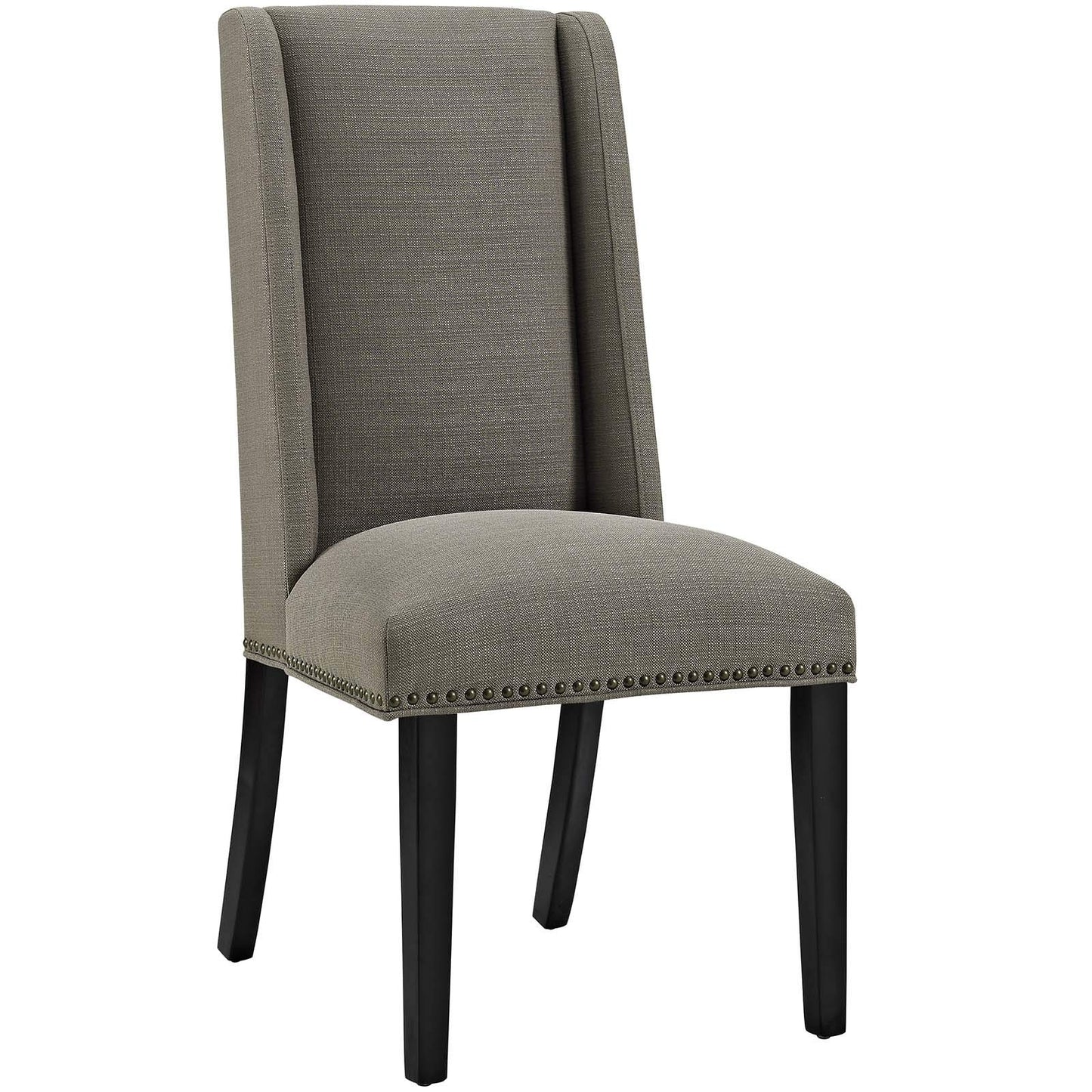 home office desk chairs | CasaFoyer Baron Dining Chair | Set of 2 | Elegant Upholstered Seats | Nailhead Trim | Sturdy Wooden Frame | Non-Marking Foot Glides | casafoyer.myshopify.com