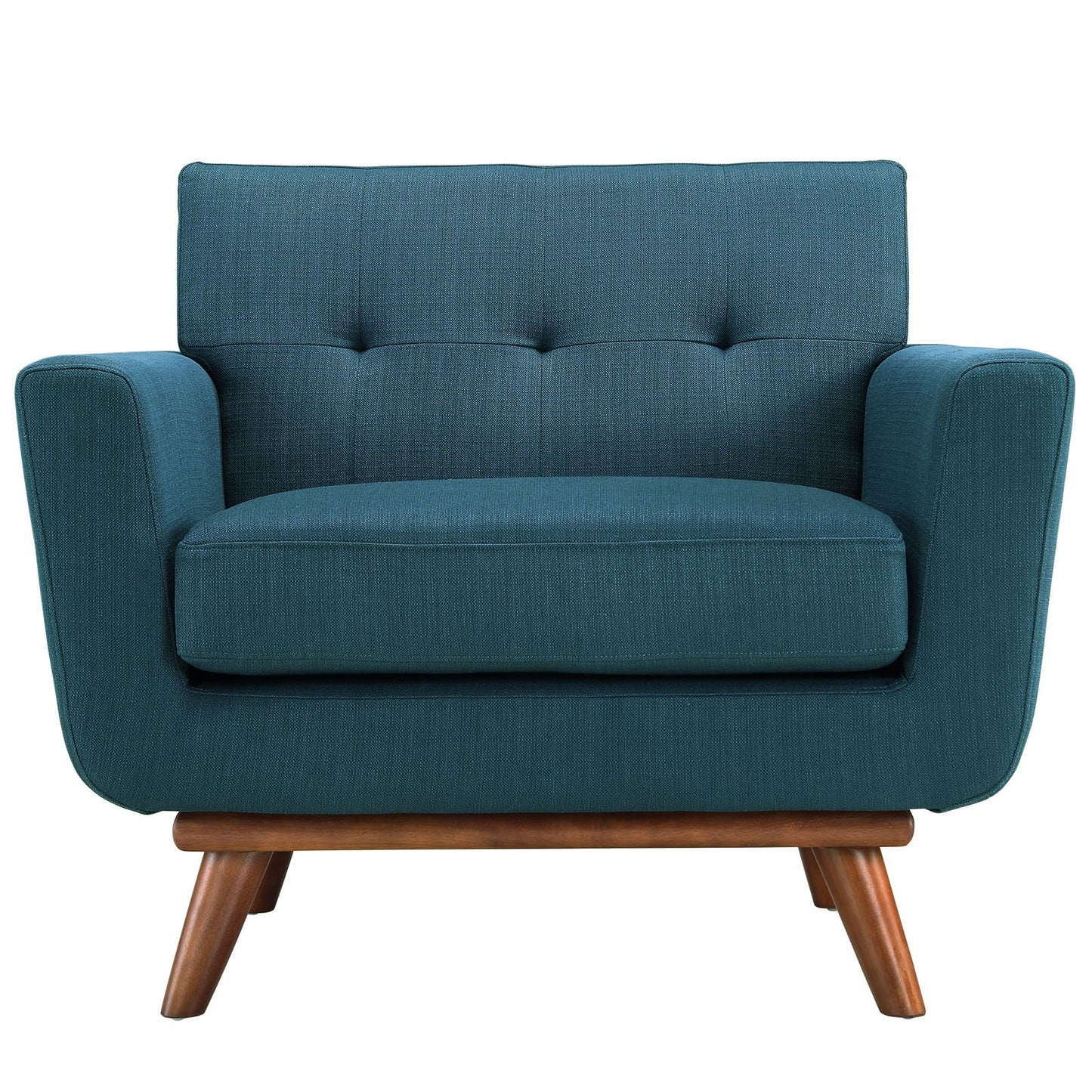 Sofa & chair Sets | Engage Armchair | Gently Curved Design | Dual Cushions | Relaxation Haven | Set of 2 | Cherry Wood Legs | casafoyer.myshopify.com