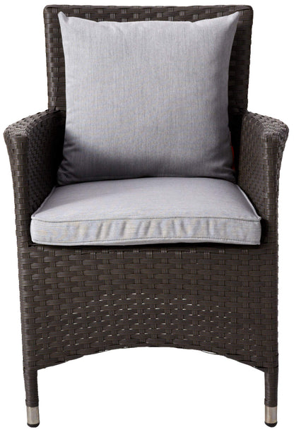 patio bistro sets | CasaFoyer Sojourn Outdoor Patio Dining Collection | 2 Armchairs | Sunbrella Cushions | Synthetic Rattan | UV Protection | Aluminum Frame | casafoyer.myshopify.com