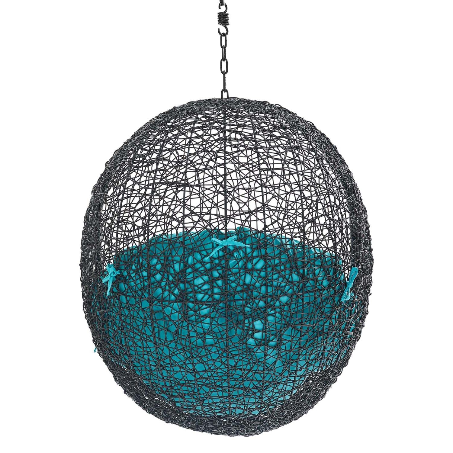 porch swings | Ergode Encase Outdoor Patio Swing Chair | Exotic Island Tranquility | Synthetic Rattan | All-Weather Cushion | Steel Frame | Adjustable Chain | Weather & UV Resistant | casafoyer.myshopify.com