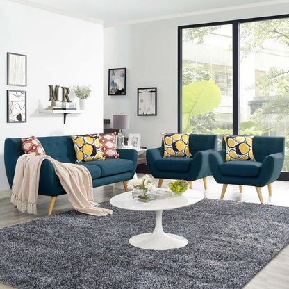 kitchen and dining room sets | CasaFoyer Stunning & Cozy Living Room Set | Plush Dual Cushion Design | Organic Shape | Mid-Century Aesthetics | Polyester Upholstery | Visually Striking | Remark 3 Piece Set | casafoyer.myshopify.com