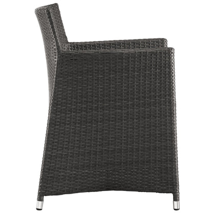 Sofa & chair Sets | Junction Outdoor Patio Dining Arm Chair Set | Synthetic Rattan Weave | All-Weather Cushion | Powder-Coated Aluminum Frame | Set of 2 | casafoyer.myshopify.com