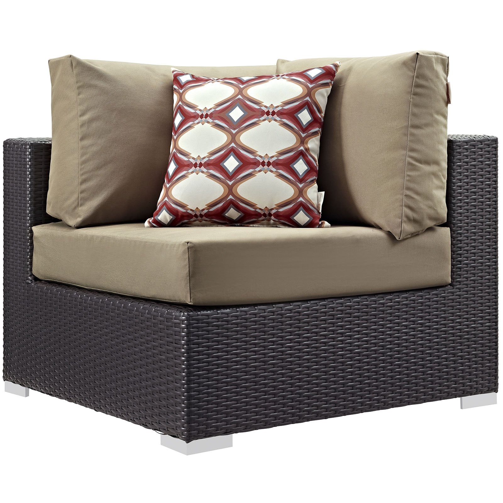 kitchen and dining room sets | CasaFoyer Convene Outdoor Sectional Set | Synthetic Rattan | Aluminum Frame | All-Weather Cushions | Patio Sofa, Loveseat, Ottoman, Pillows, Armchairs, Side Tables | casafoyer.myshopify.com