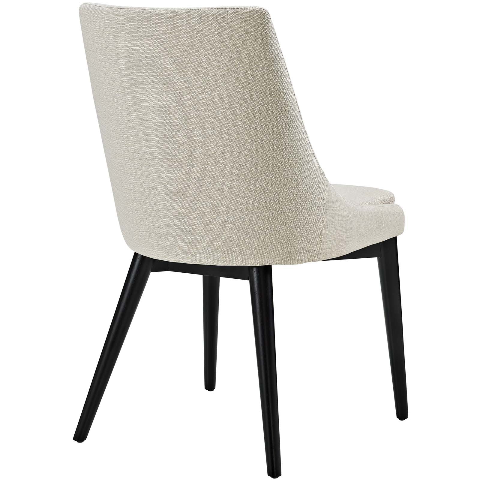 home office desk chairs | CasaFoyer Viscount Side Chair | Sleek & Modern Design | Plush Foam Padding | High-Quality Polyester Upholstery | Tapered Wood Legs | Black Finish | Perfect for Contemporary Decors | casafoyer.myshopify.com