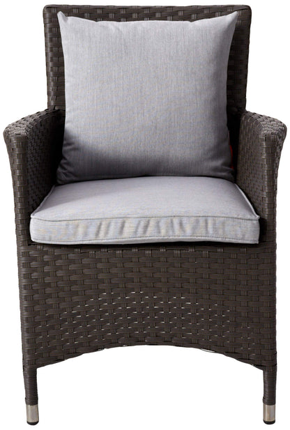 Patio Furniture Sets | Sojourn Outdoor Patio Furniture Collection | Premium Dining Arm Chair with Sunbrella Cushions, UV Resistance, Aluminum Frame | casafoyer.myshopify.com
