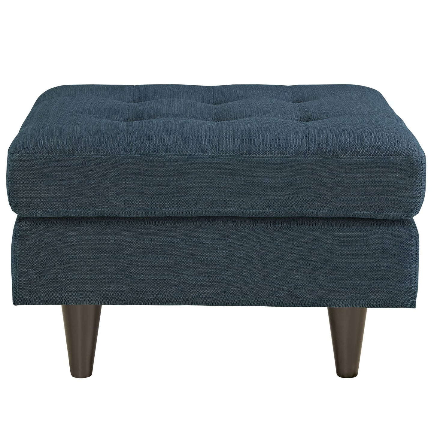 ottomans | CasaFoyer Empress Mid-Century Style Ottoman | Exquisite Beauty | Luxurious Fabric Upholstery | Plush Foam Padding | Stained Hardwood Legs | casafoyer.myshopify.com