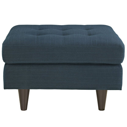 ottomans | CasaFoyer Empress Mid-Century Style Ottoman | Exquisite Beauty | Luxurious Fabric Upholstery | Plush Foam Padding | Stained Hardwood Legs | casafoyer.myshopify.com