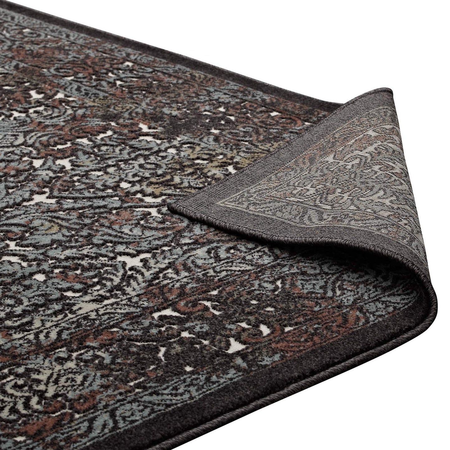 Carpet & Rugs | CasaFoyer Westia Vintage Ornate Turkish Area Rug | 8x10 | Distressed Turkish Pattern | Stain-Resistant | Easy to Maintain | Durable Polyester & Polypropylene Blend | casafoyer.myshopify.com