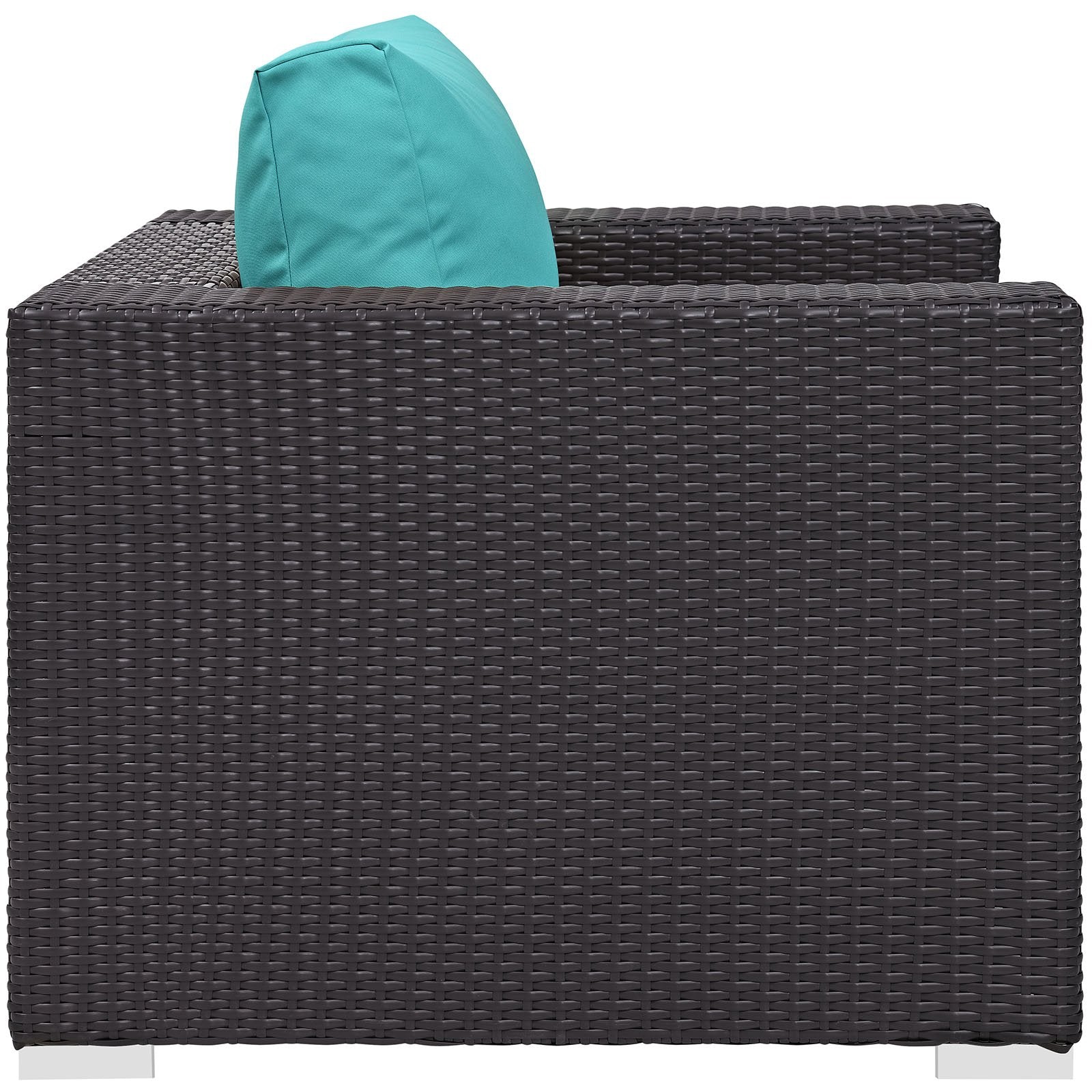 Patio Furniture Sets | Convene Outdoor Sectional Armchair | Durable Rattan & Aluminum Frame | All-Weather Cushions | Customizable Design | Ideal for Patio, Backyard, Poolside | casafoyer.myshopify.com