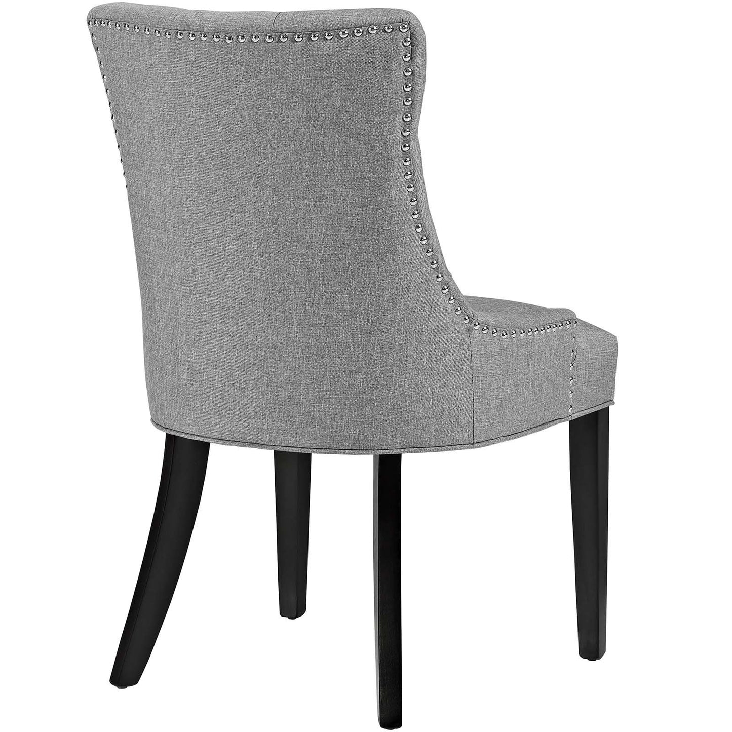 home office desk chairs | CasaFoyer Regent Dining Side Chair Set of 2 | Nostalgic Era Design | Tufted Buttons | Nailhead Trim | Plush Seat | Polyester Fabric | Non-Marking Foot Caps | Tapered Wood Legs | casafoyer.myshopify.com
