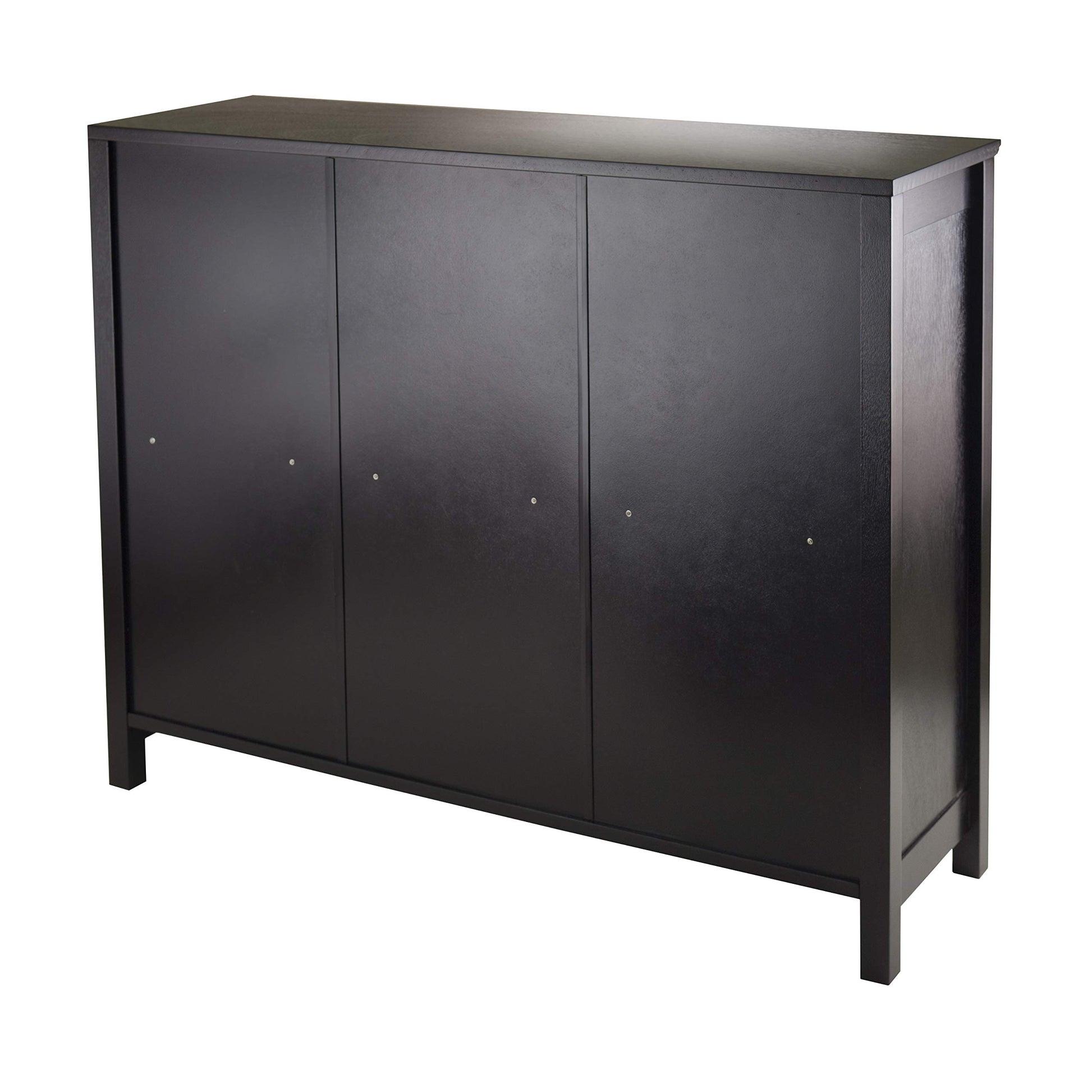 bookcases | Ergode  Wood Terrace 7-Piece Wide Storage Shelf Set | Espresso Finish | Solid & Composite Wood | 6 Foldable Baskets | Organize & Display | 37.01 W x 11.81 D x 30 H | casafoyer.myshopify.com
