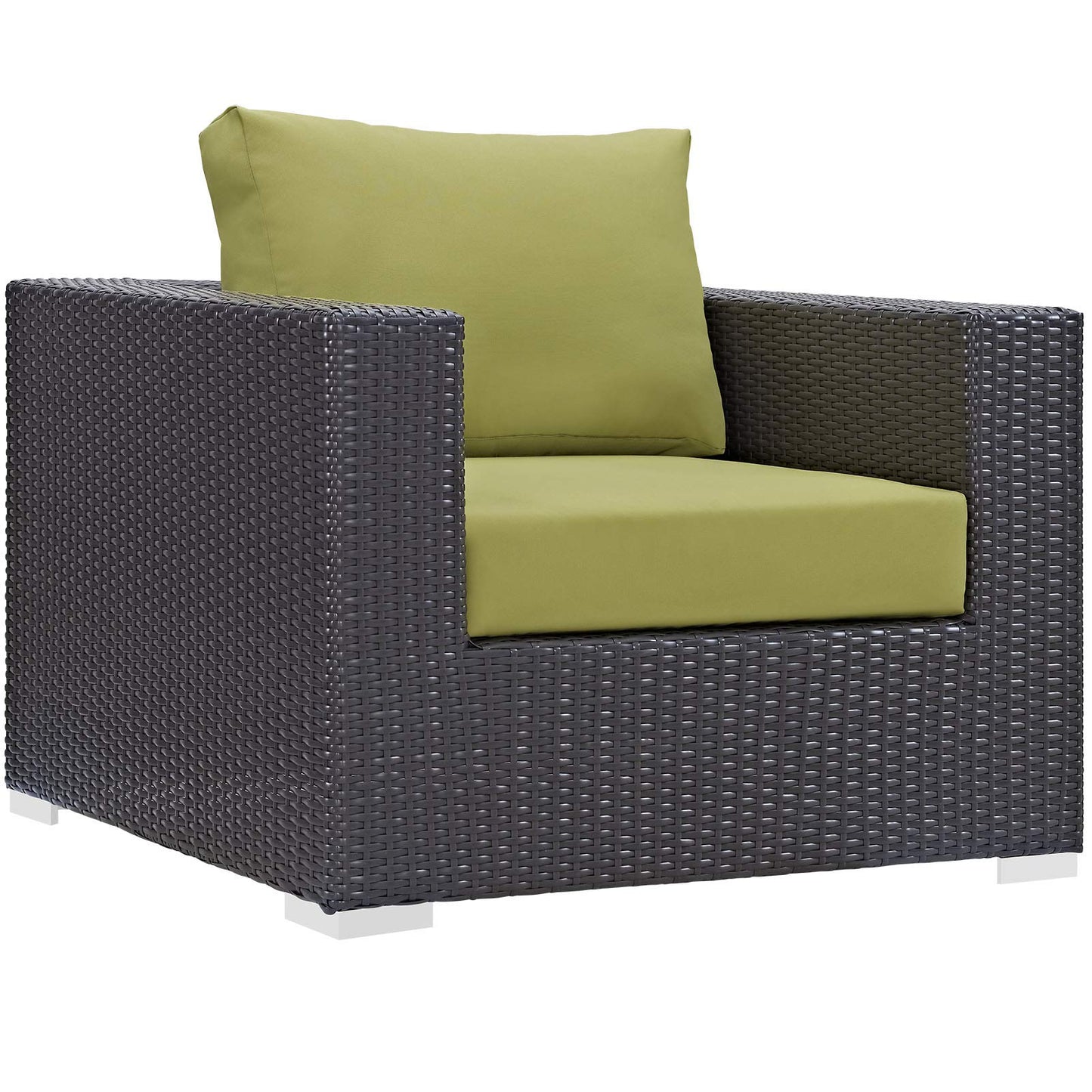 kitchen and dining room sets | CasaFoyer Convene Outdoor Sectional Set | Synthetic Rattan | Aluminum Frame | All-Weather Cushions | Patio Sofa, Armless Chair, Corner, Ottoman | Espresso Peridot | casafoyer.myshopify.com