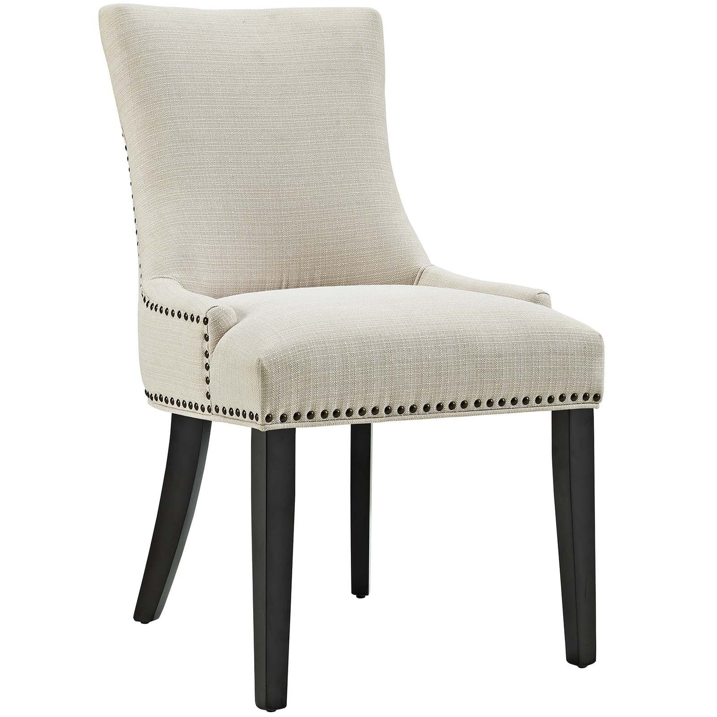 home office desk chairs | CasaFoyer Marquis Dining Side Chair Set of 2 | Elegant Hourglass Back | Nailhead Trim | Foam Cushioned | Polyester Upholstery | Non-Marking Foot Caps | Tapered Wood Legs | casafoyer.myshopify.com